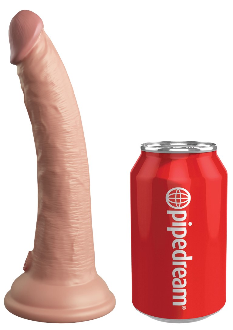 King Cock - 7" Elite Vibro Cock - Flesh photo-7