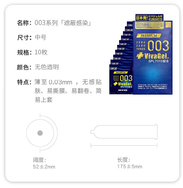 Okamoto - 0.03 Vivagel 10's Pack photo-7