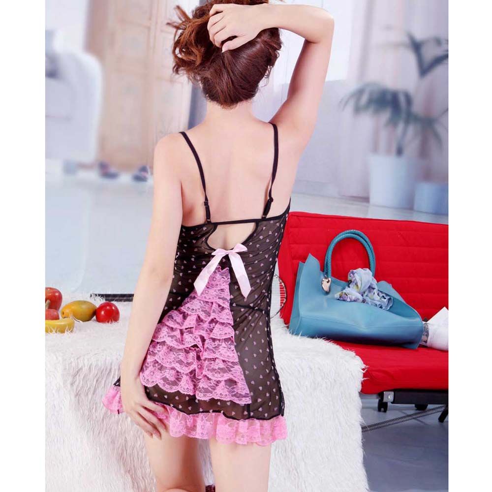 SB - Babydoll A116 - Pink SB - Babydoll A116 - Pink photo-5