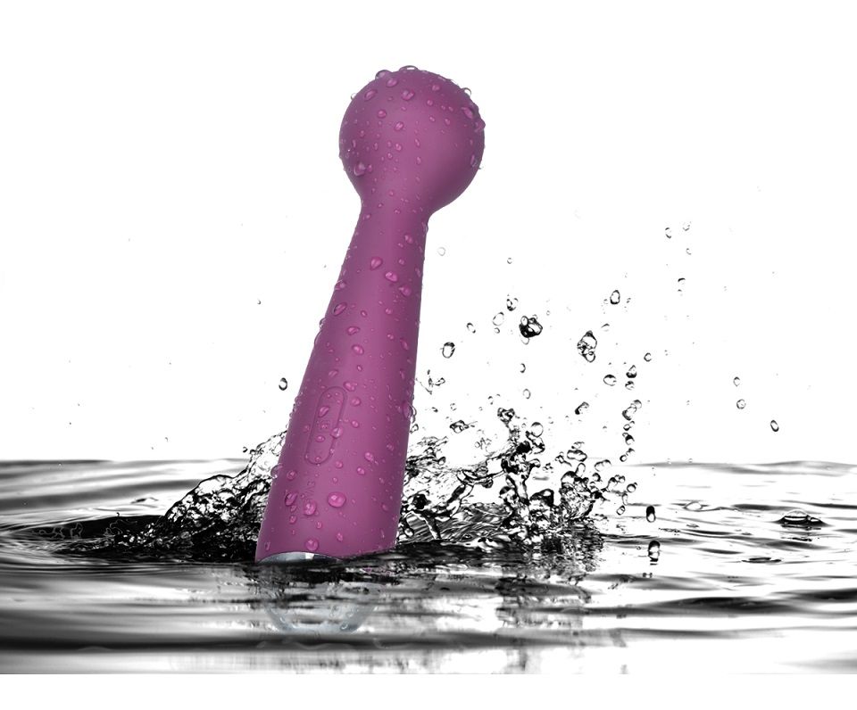 Mini Emma is a powerful smaller version of our popular wand ... SVAKOM - Mini Emma Flexible Vibrator - Violet photo-4