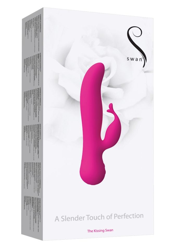 The Kissing Swan effortlessly surges with passion and is rea... Swan - The Kissing Swan Vibrator - Pink photo-6