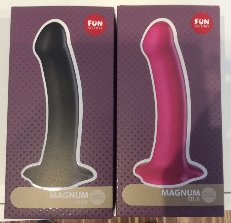 MAGNUM is a dildo for lovers that favor bigger dimensions. W... Fun Factory - Magnum - Black photo-8