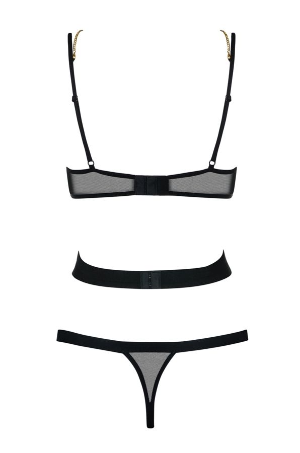 Sexy thrill is coming! Wanna feel the real fun and naughty e... Obsessive - Bondy Teddy - Black - L/XL photo-8