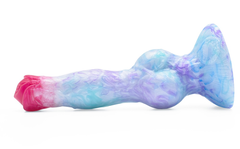 Material: silicone
Intotal L: 21cm
Insert L: 18.5cm
Diamete... FAAK - Hellhound Dani Strap-On - Ice Dragon photo-8