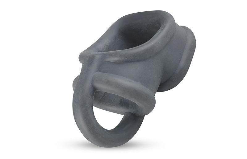 This silicone ball splitter from the Boners collection makes... Boners - Liquid Silicone Ball Splitter - Grey photo-4