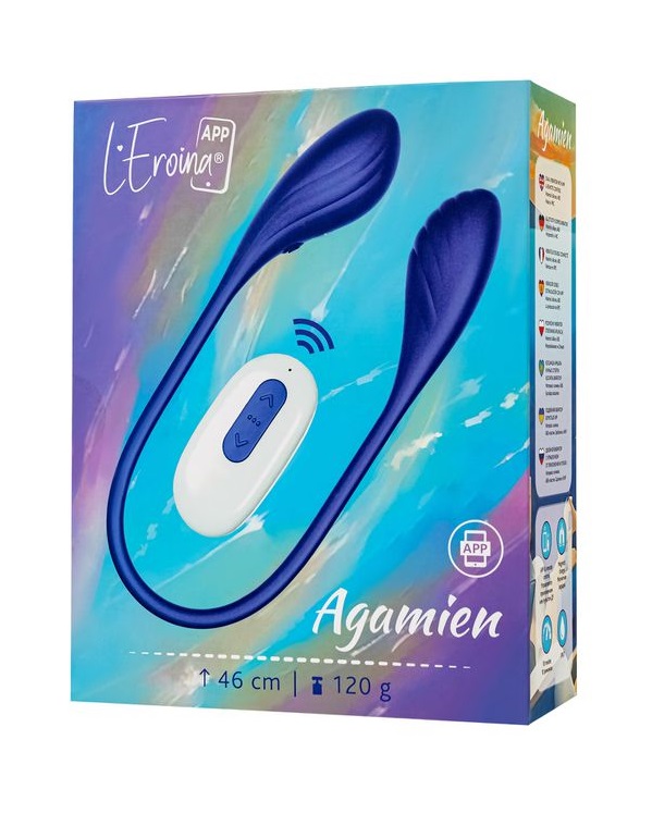 Leroina - Agamien APP Double Vibrator - Blue Leroina - Agamien APP Double Vibrator - Blue 照片-13