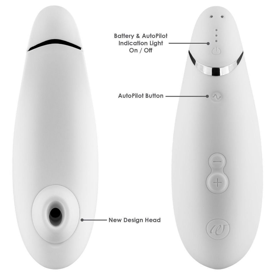 The Womanizer Premium – with the patented Pleasure Air Techn... Womanizer - Premium Massager - White photo-5