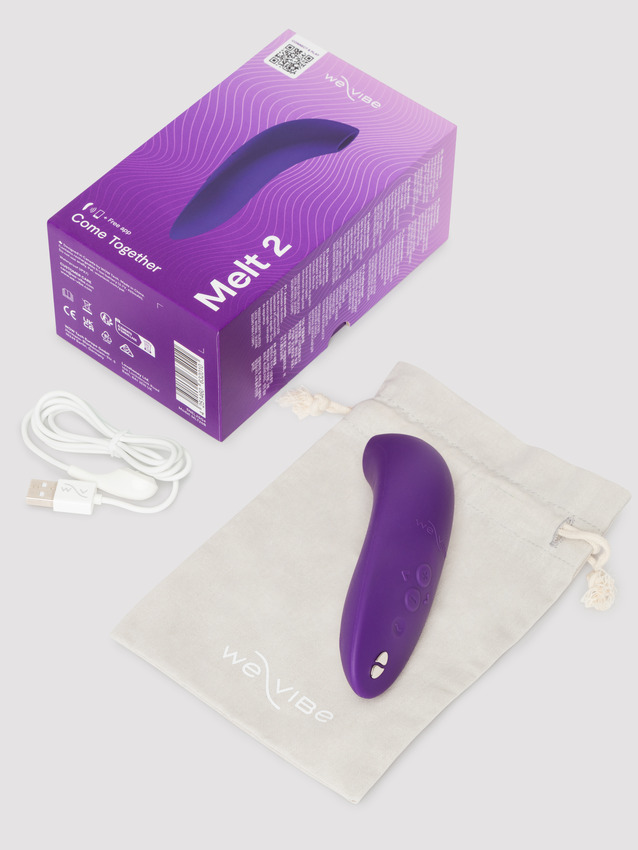 We-Vibe Melt 2 空气吸啜阴蒂震动器专为提升伴侣间的亲密体验而设计。采用专利 Pleasure Air™ 技... We-Vibe - Melt 2 - Purple 照片-12