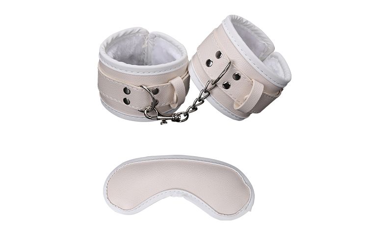 MT - Slave Training Bondage Set - Fluff White MT - Slave Training Bondage Set - Fluff White photo-7