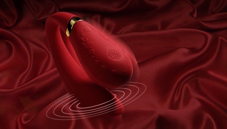 Zalo - Fanfan Couples Massager - Bright Red photo-2