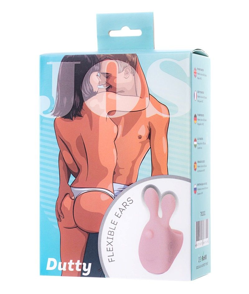 This little rabbit will delight both partners. It make the f... JOS - Dutty Finger Vibrator - Pink photo-13