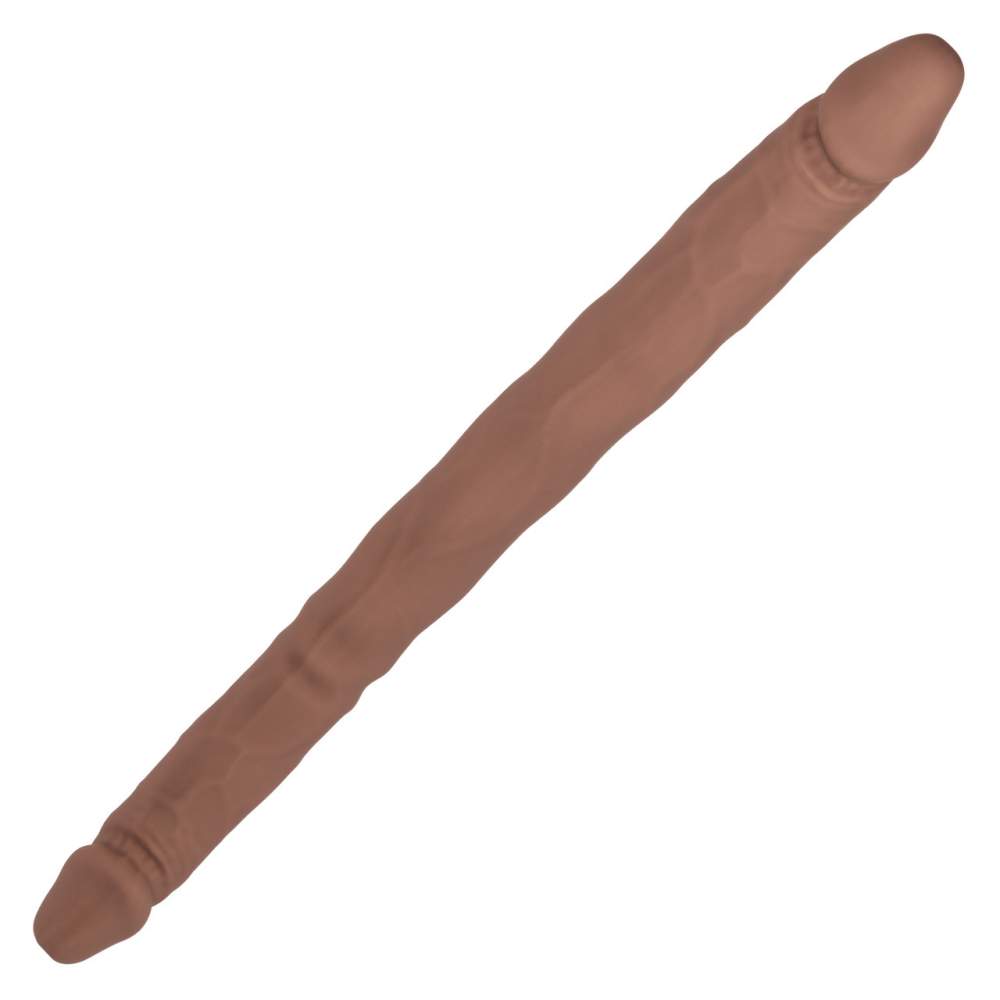 CEN - 16" Studs Dual Dildo - Brown photo-3