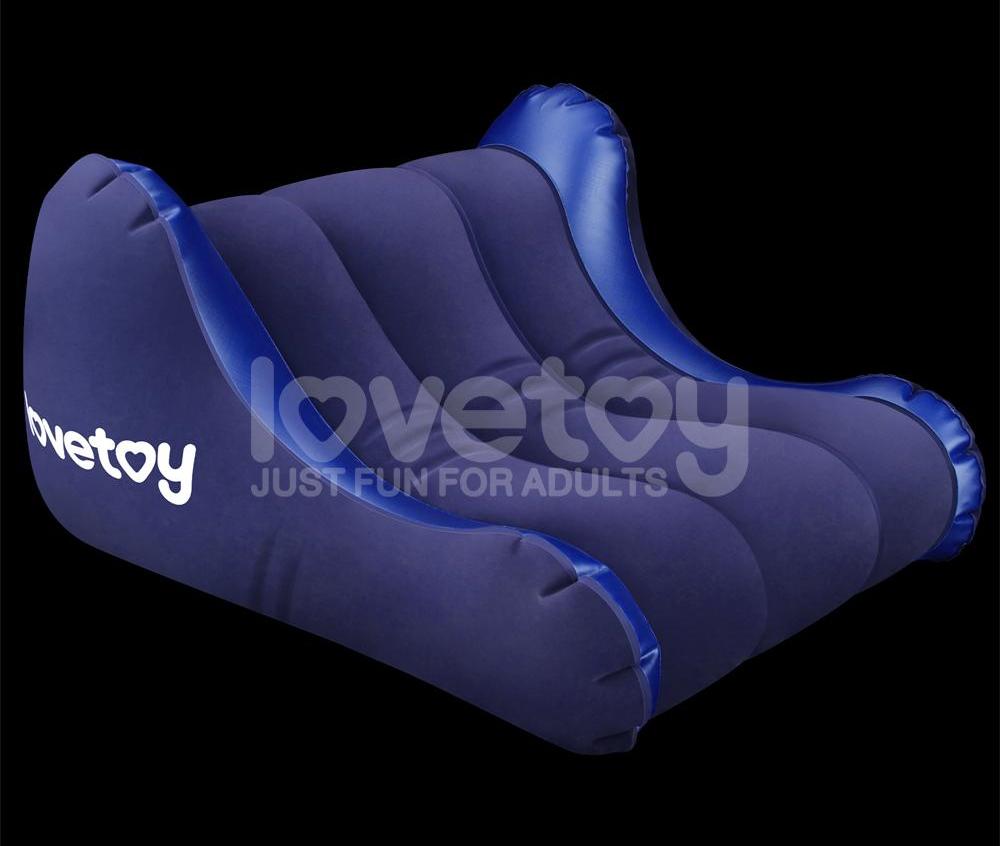 Lovetoy - 充气式沙发 - 蓝色 照片-3