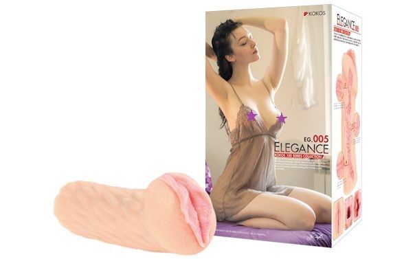 Soft mini masturbator, more than a real female vagina. Fasci... Kokos - Elegance Series 005 - Double Layer Masturbator photo-9