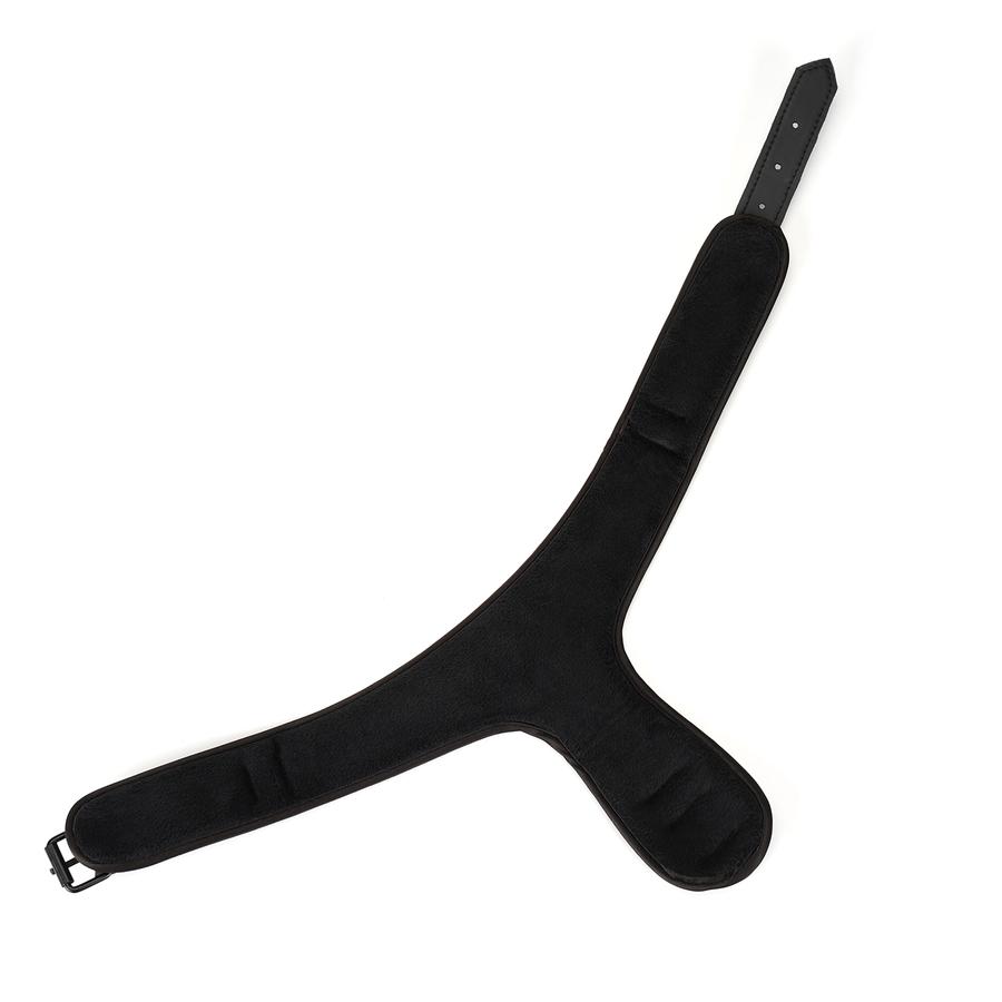 Vegan Fetish - Wrist to Collar Restraint JP - Black photo-5