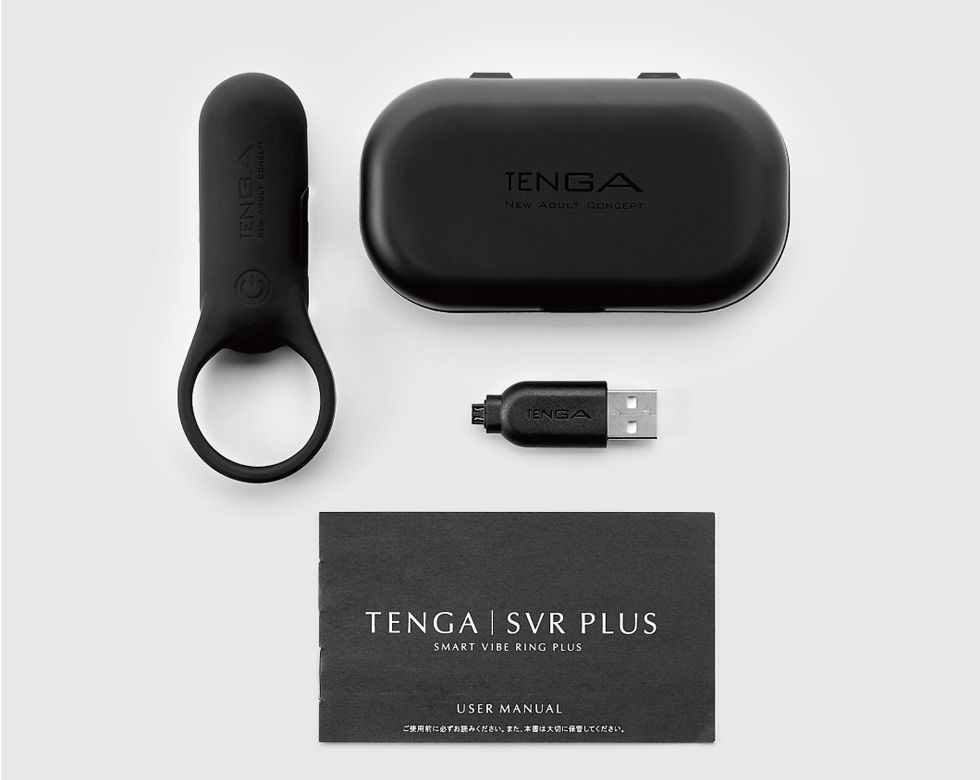The Tenga SVR Smart Vibe Ring Plus is an update on the popul... Tenga - Smart Vibe Ring Plus - Black photo-10
