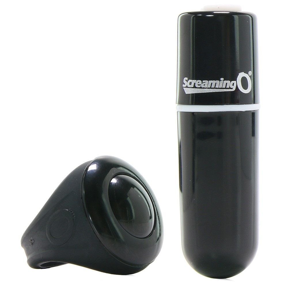 Charged Vooom RC is a deep rumbling rechargeable bullet powe... The Screaming O - Charged Remote Control Vooom Bullet - Black photo-5