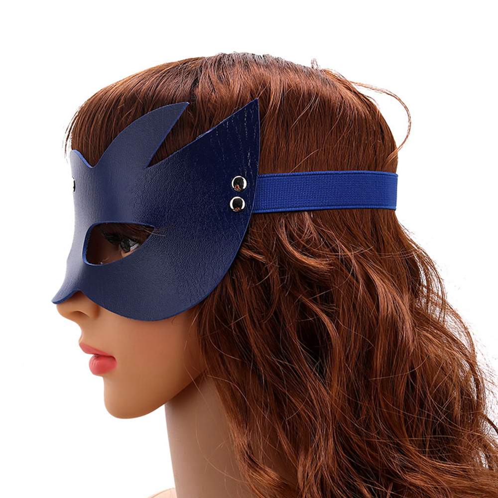 MT - Leather Mask 4 - Black photo-2