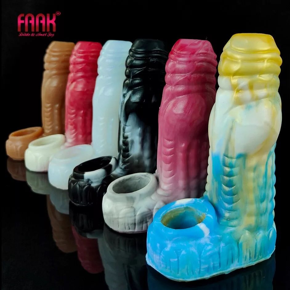 Сustom dragon cock sleeves with animal penis design for men
... FAAK - Beasty Cock Sleeve - Gory photo-5