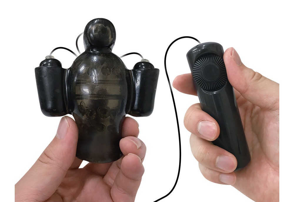 Pleasure of running a tremor! Climax men's rotor with ex... T-Best - Gekishin Vibro Masturbator - Black photo-2