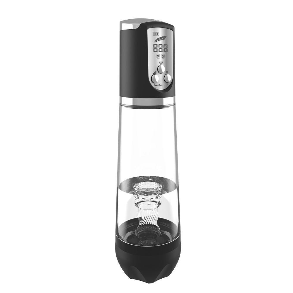 Explore the suction levels of vacuum pumping to get the perf... Canwin - Penis Pump Automatic w Masturbator photo-5
