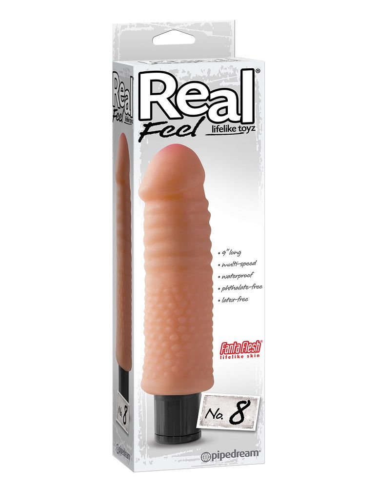Enjoy the "Real Feel" of super-soft, lifelike skin... Pipedream - Real Feel Lifelike Toys No.8 - Flesh photo-2