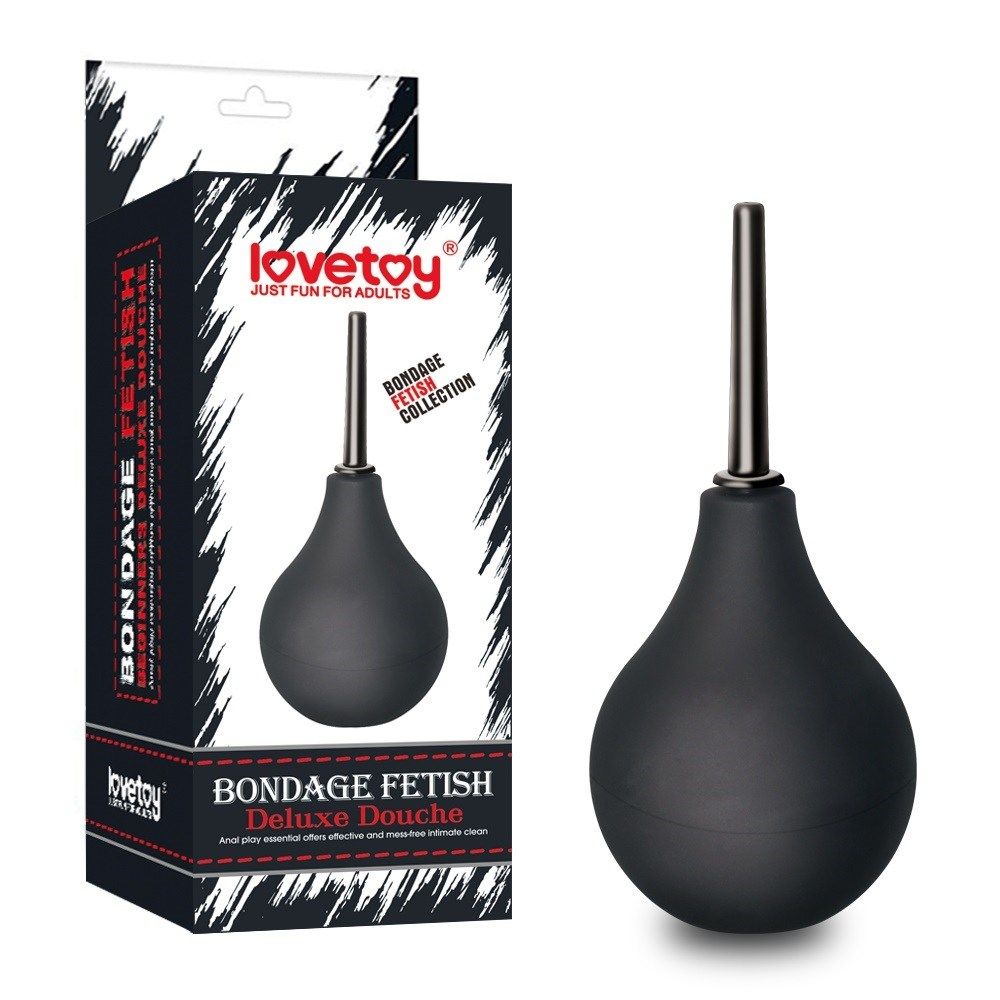 This effective anal douche is so easy to use with a soft, sq... Lovetoy - Bondage Fetish Deluxe Douche photo-4