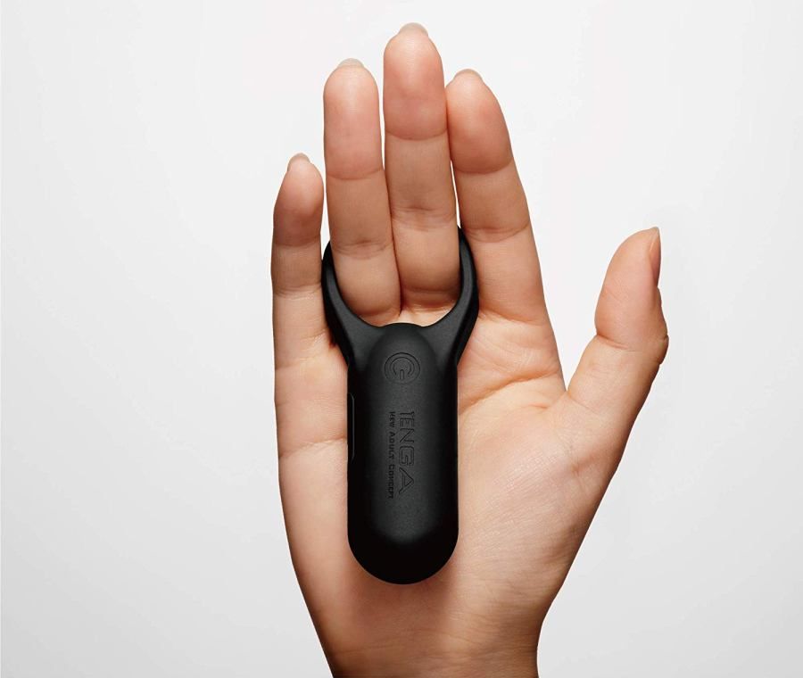 The Tenga SVR Smart Vibe Ring Plus is an update on the popul... Tenga - Smart Vibe Ring Plus - Black photo-2