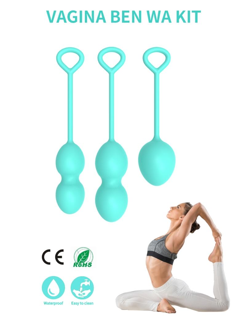 The discreet love balls are designed for intimate internal p... Akposh - Luxury Kegel Ball - Dark Red photo-3