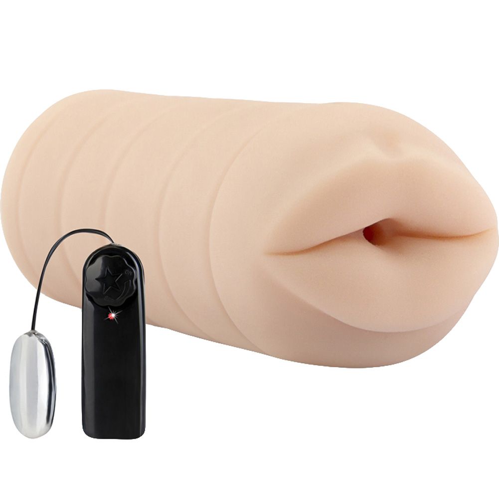 Featuring a tight textured interior along with powerful mult... Hustler - Bree Olson Barely Legal Vibro Blow Job - Skin photo-2