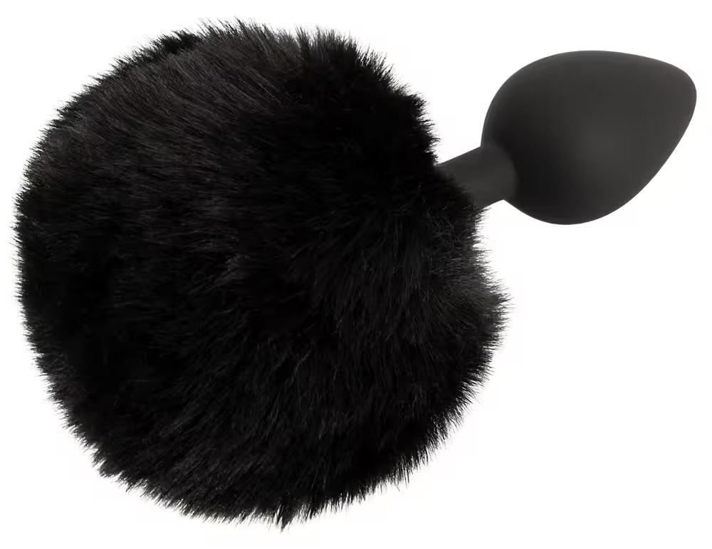 The fluffy tail plug for your butt size M by You2Toys has a ... You2Toys - Fluffy Tail Plug M - Black photo-5
