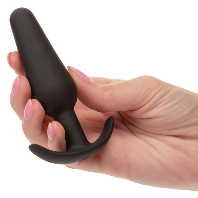 Step into a world of unparalleled pleasure with the Boundles... CEN - Boundless Vibro Slim Plug - Black photo-2