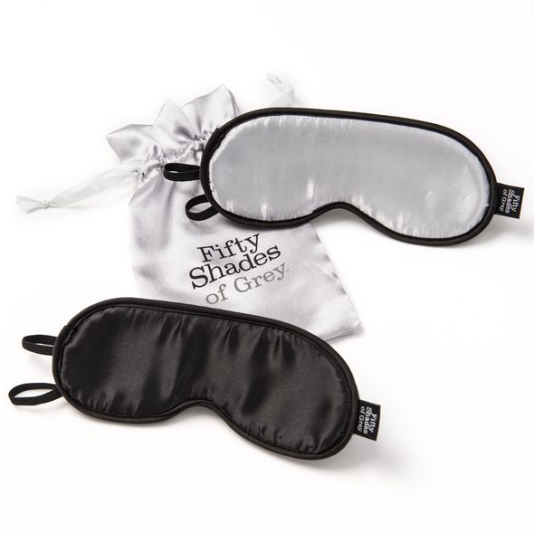 Experience the eroticism of being completely lost in sensati... Fifty Shades of Grey - Soft Blindfold Twin Pack photo-3