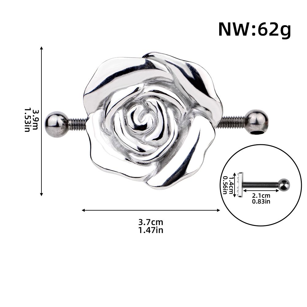 FAAK - Rose Metal Nipple Clamps  照片-9