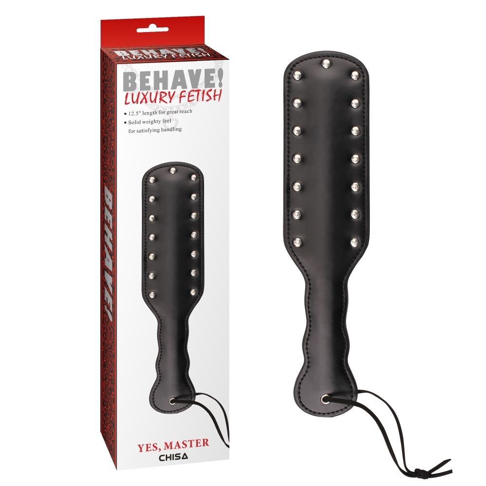 Flexible for Soft or Firm Spankings, Weighty for Satisfying ... Chisa - Yes Master Paddle - Black photo-2