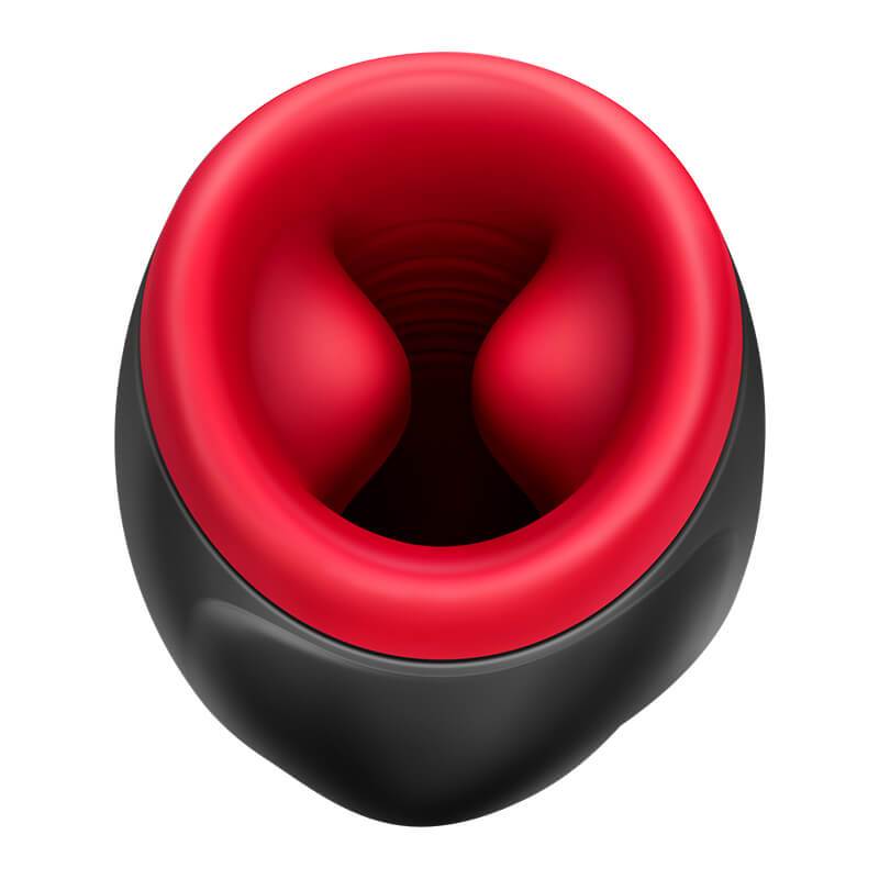 Antlia is a masturbation cup that sucks, squeezes and breath... Erocome - Antlia - Black/Red photo-2