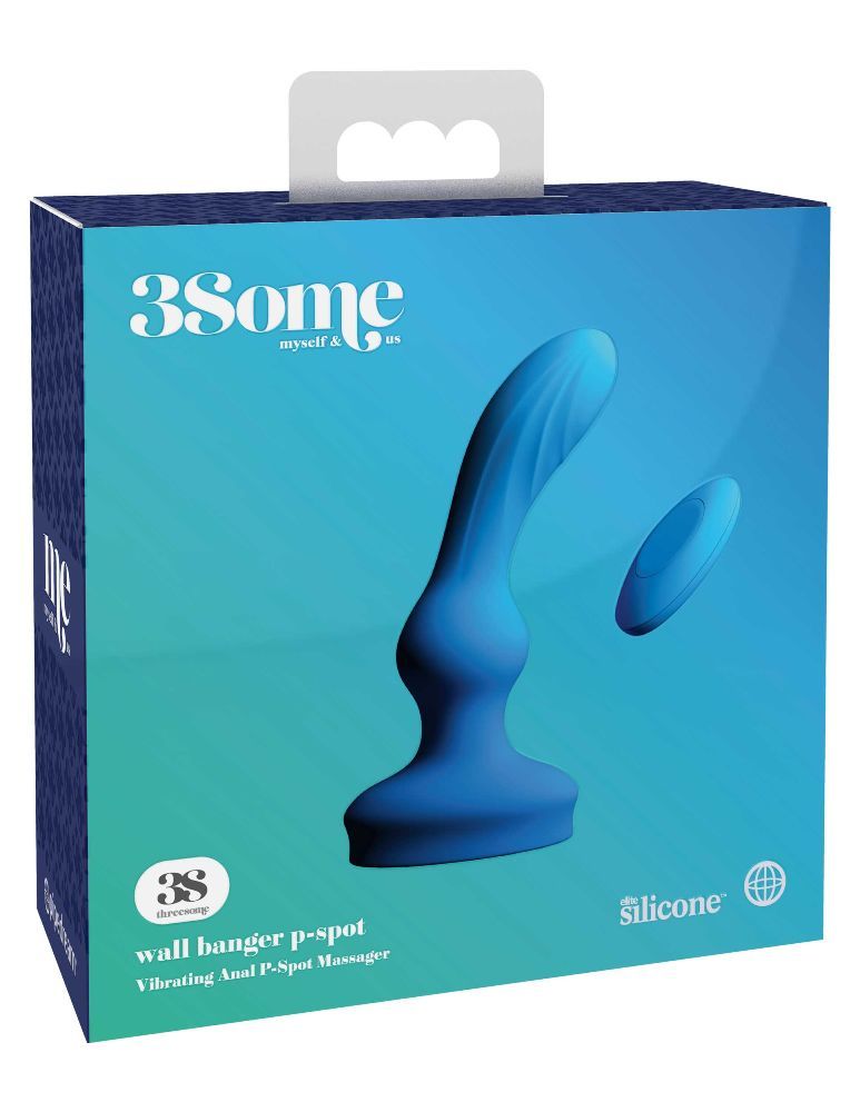 The Wall Banger P-Spot is designed to create the ultimate ex... 3Some - Wall Banger P-Spot Vibe - Blue photo-10