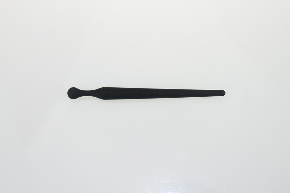 MT - Silicone Urethral Sound 100mm - Black photo-4