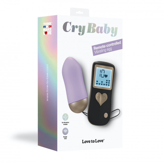 Love to Love - Cry Baby 遥控震蛋 - 淡紫色 照片-7