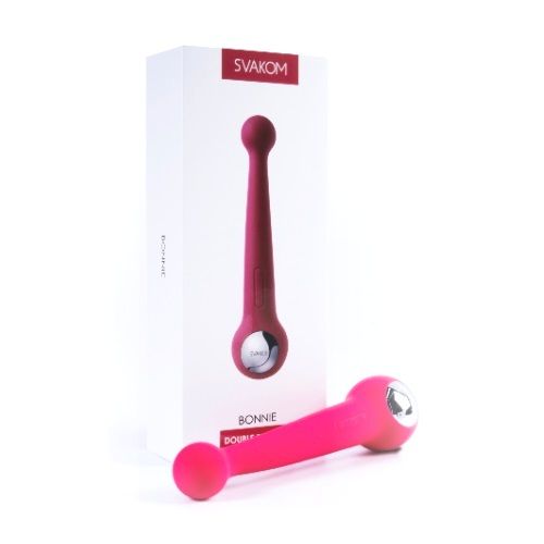 With its versatile function and elegant shape, Bonnie will d... SVAKOM - Bonnie - Plum Red photo-14