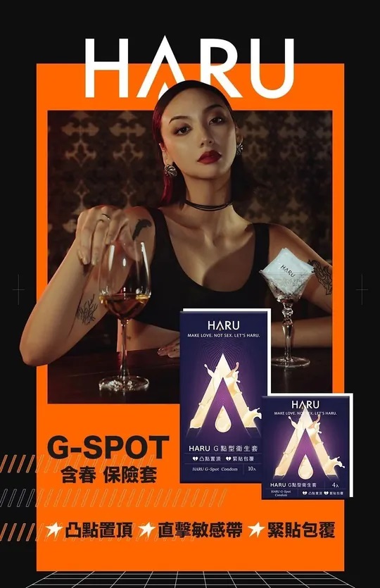 HARU - G-Spot Condoms 4's Pack photo-3