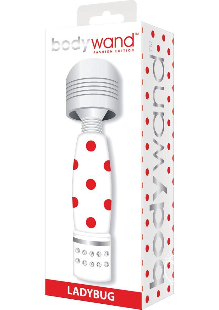 Bodywand - 迷你波点按摩器 - 白色/红色 Bodywand - 迷你波点按摩器 - 白色/红色 照片-2
