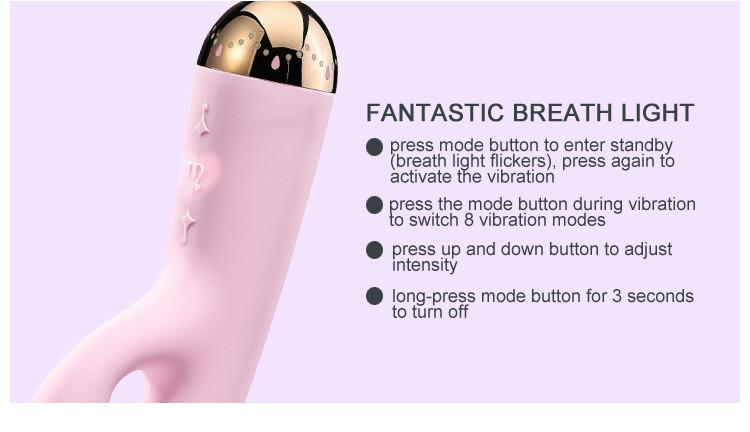 Design inspiration of Ichigo is a graceful waltz with prince... Zalo - Ichigo Rabbit Vibrator - Berry Violet photo-9