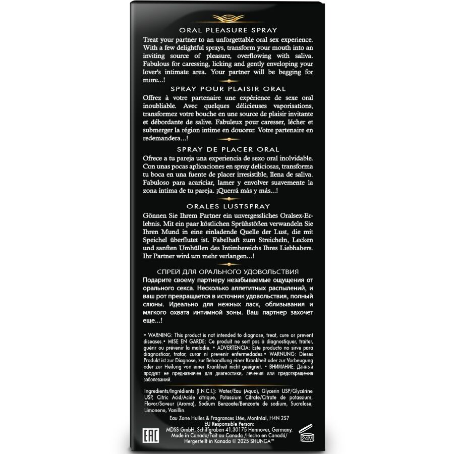 Shunga - Waves Pleasure Oral Spray Watermelon - 20ml photo-4