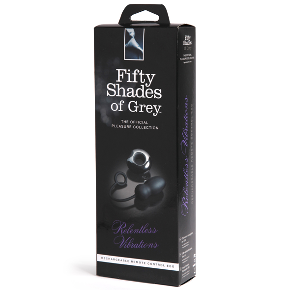 Your Fifty Shades of Grey Relentless Vibrations Love Egg is ... Fifty Shades - Relentless Remote Control Egg - Black photo-7