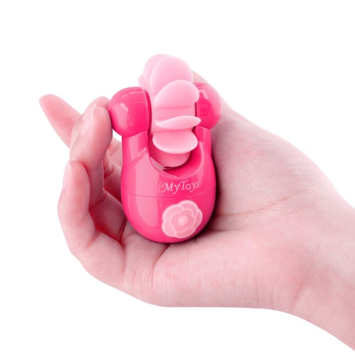 Fantastic for oral pleasure wherever you go in the world - s... MyToys - Kiss Clitoral Stimulator - Hot Pink photo-3