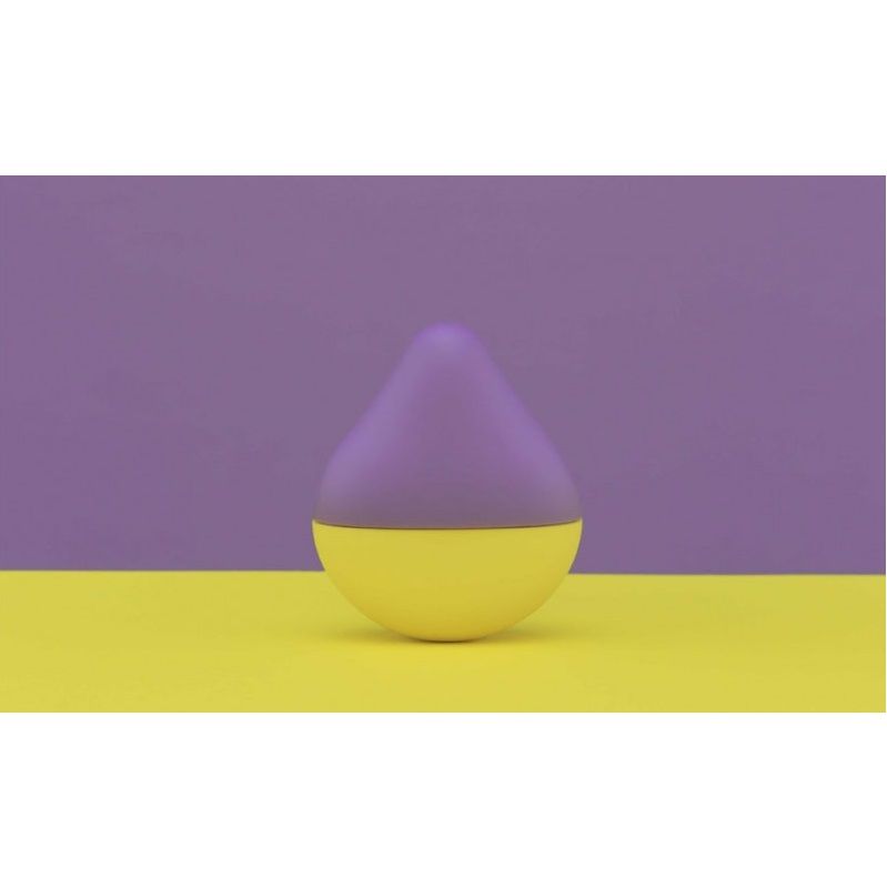Vibrator sex toy for women designed by Tenga using soft touc... Iroha - Fuji Lemon Mini Massager - Wisteria/Lemon photo-5