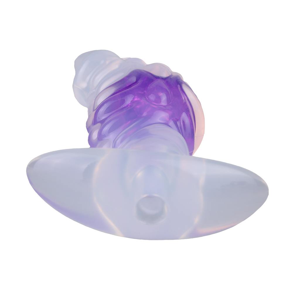 Material: liquid silicone
Intotal L: 11.5cm
Head diameter:... FAAK - Nocturne Wave Anal Plug - Purple photo-9