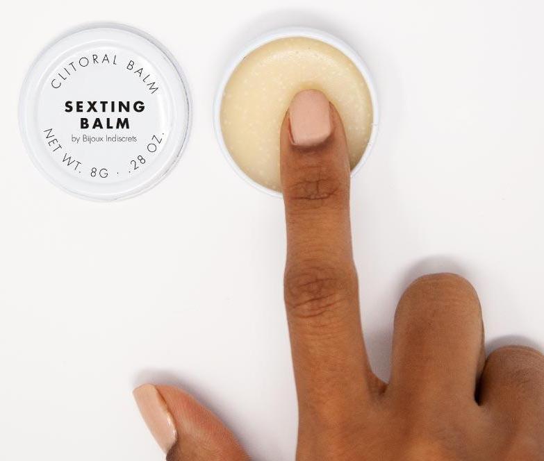 When holding the phone with one hand you'll need a littl... Bijoux Indiscrets - Sexting Clitoral Balm Ginger - 8g photo-2