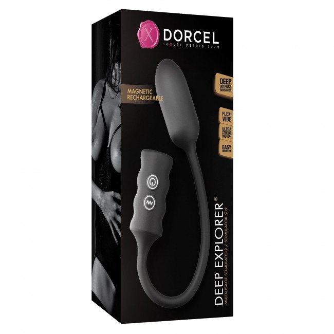 Dorcel - Deep Explorer 全方位震動器 - 黑色 照片-5